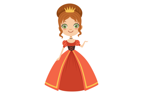 Download Fairytale Princess Character. Cartoon Ro - Character Collection