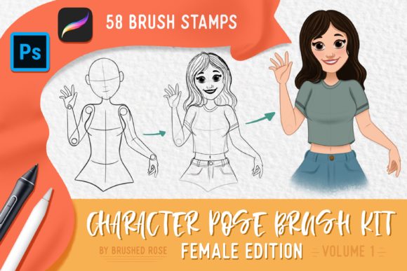 Download Character Pose Brush Kit - Character Collection