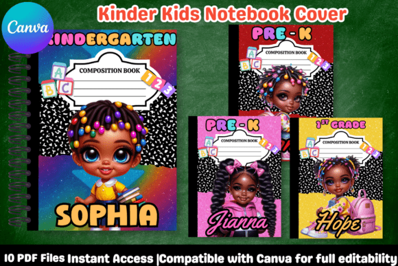Download Black Girl Composition Notebook Cover - Black girl Collection