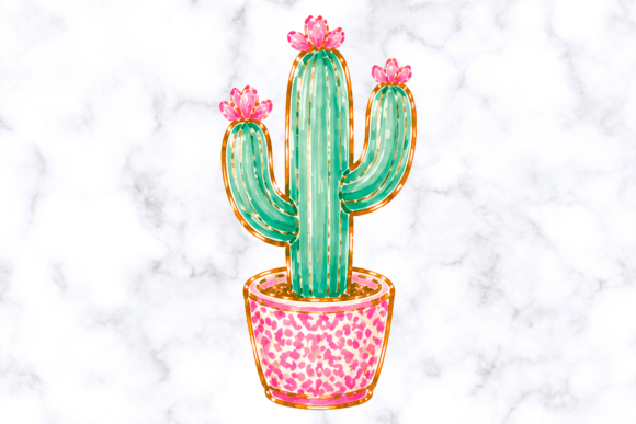 Download Pink Leopard Cactus Clipart - Cactus clipart Collection